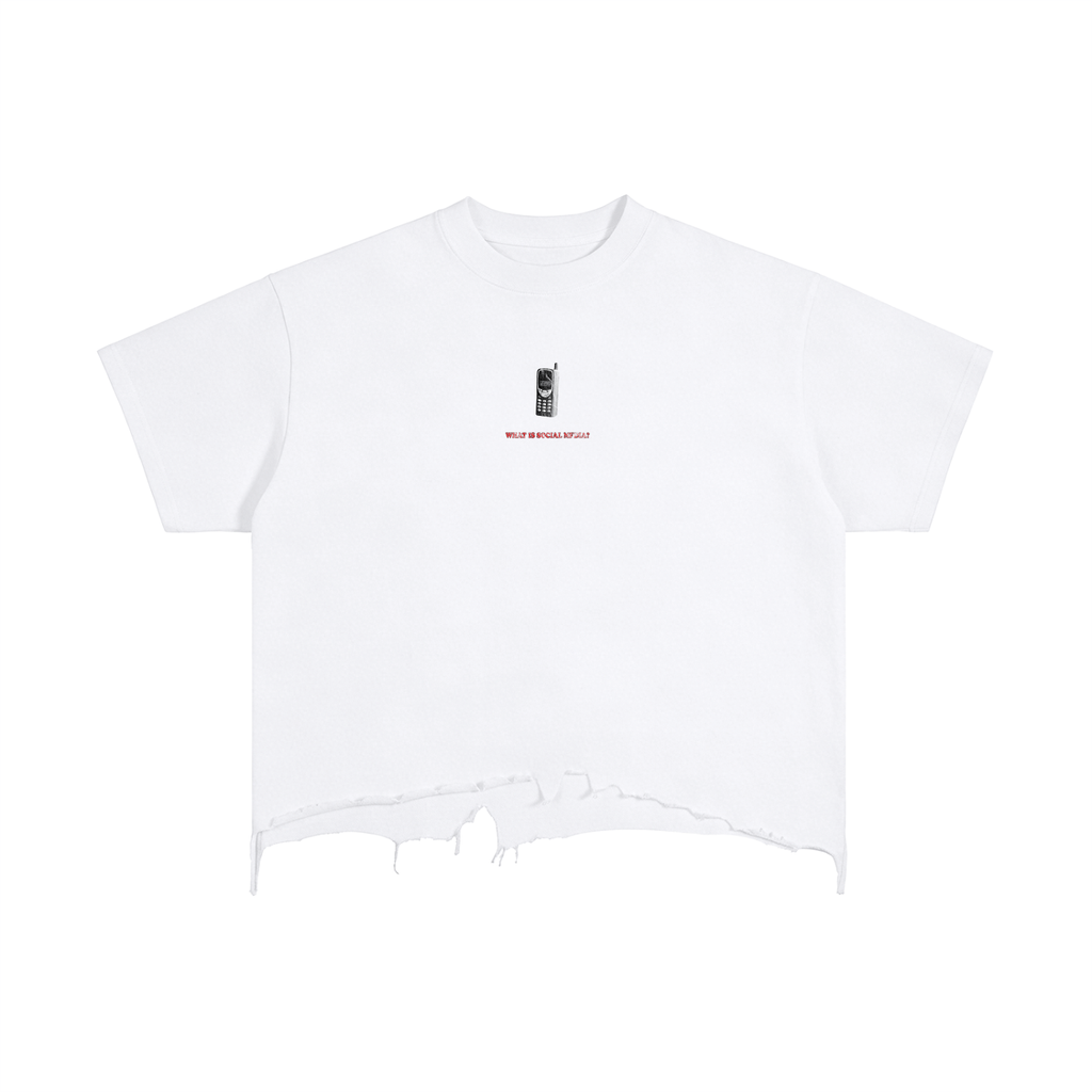 Social Media Ripped T-Shirt