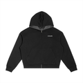 Contrast Angel Zip-up