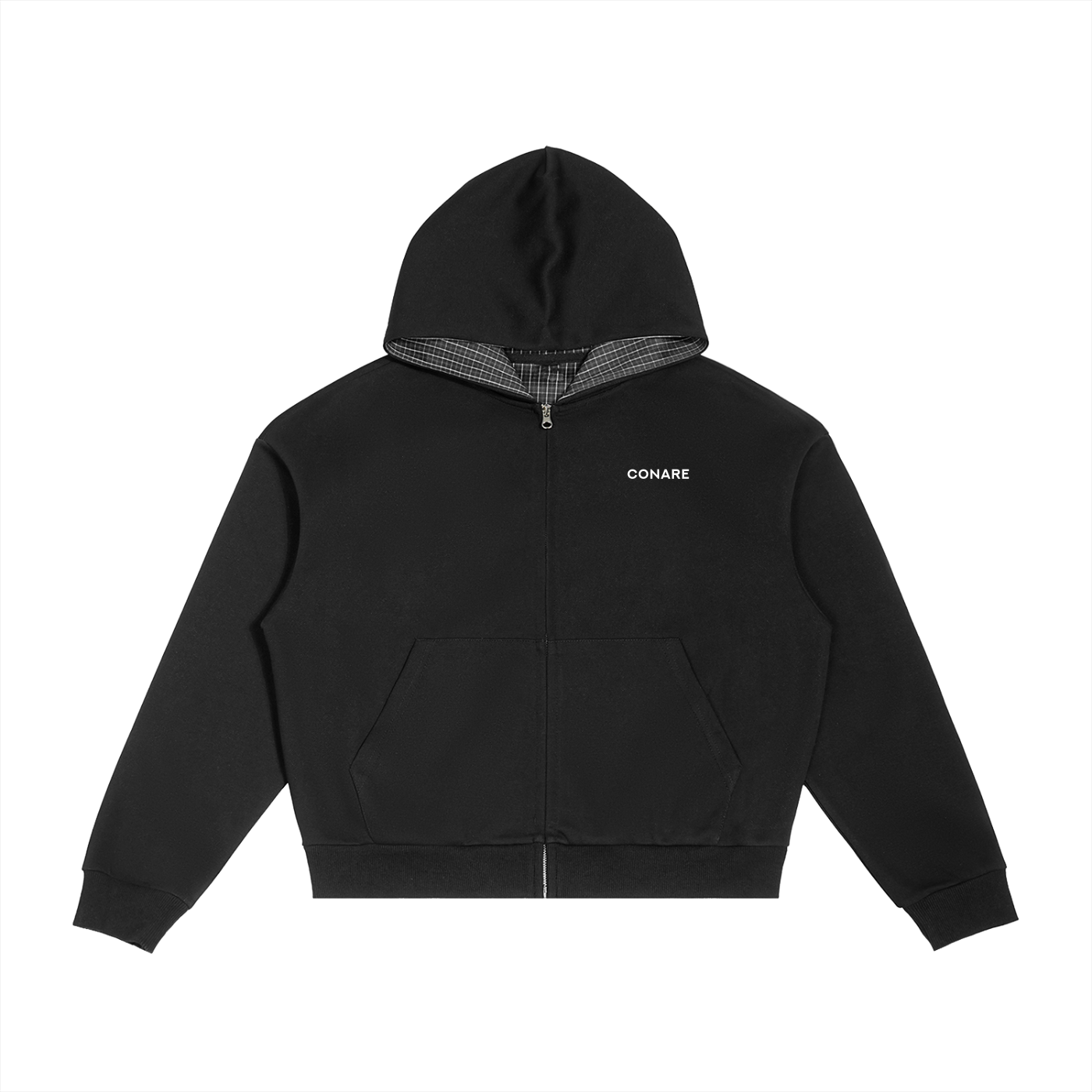 Contrast Angel Zip-up