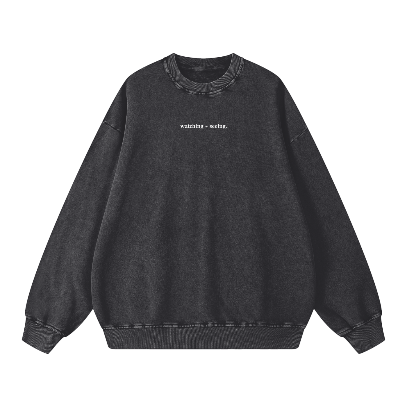 Watching ≠ Seeing Sweater