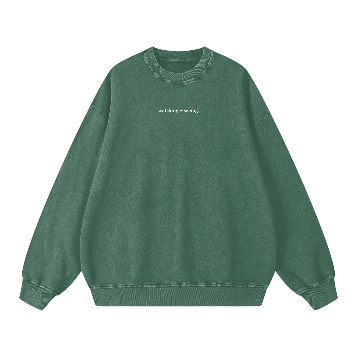 Watching ≠ Seeing Sweater