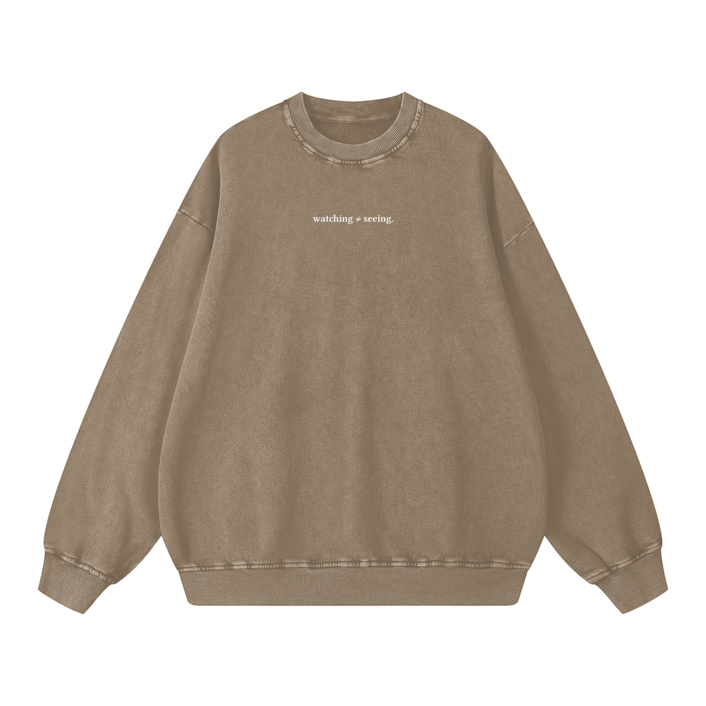 Watching ≠ Seeing Sweater