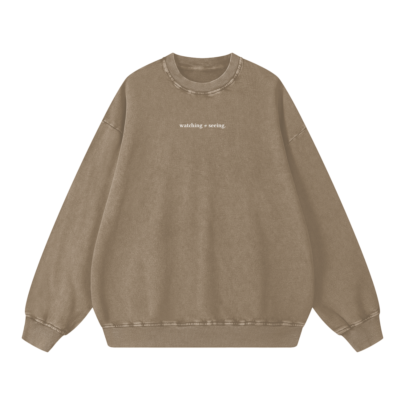 Watching ≠ Seeing Sweater