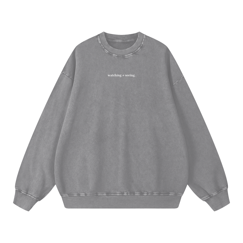Watching ≠ Seeing Sweater