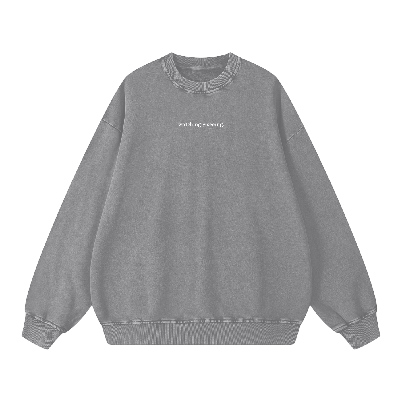 Watching ≠ Seeing Sweater
