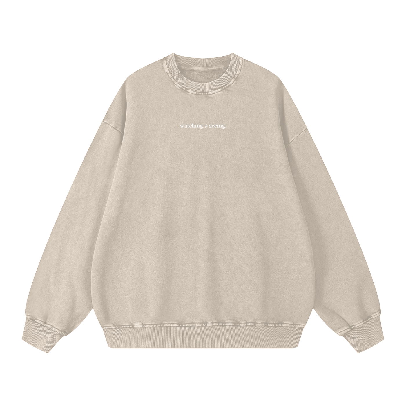 Watching ≠ Seeing Sweater