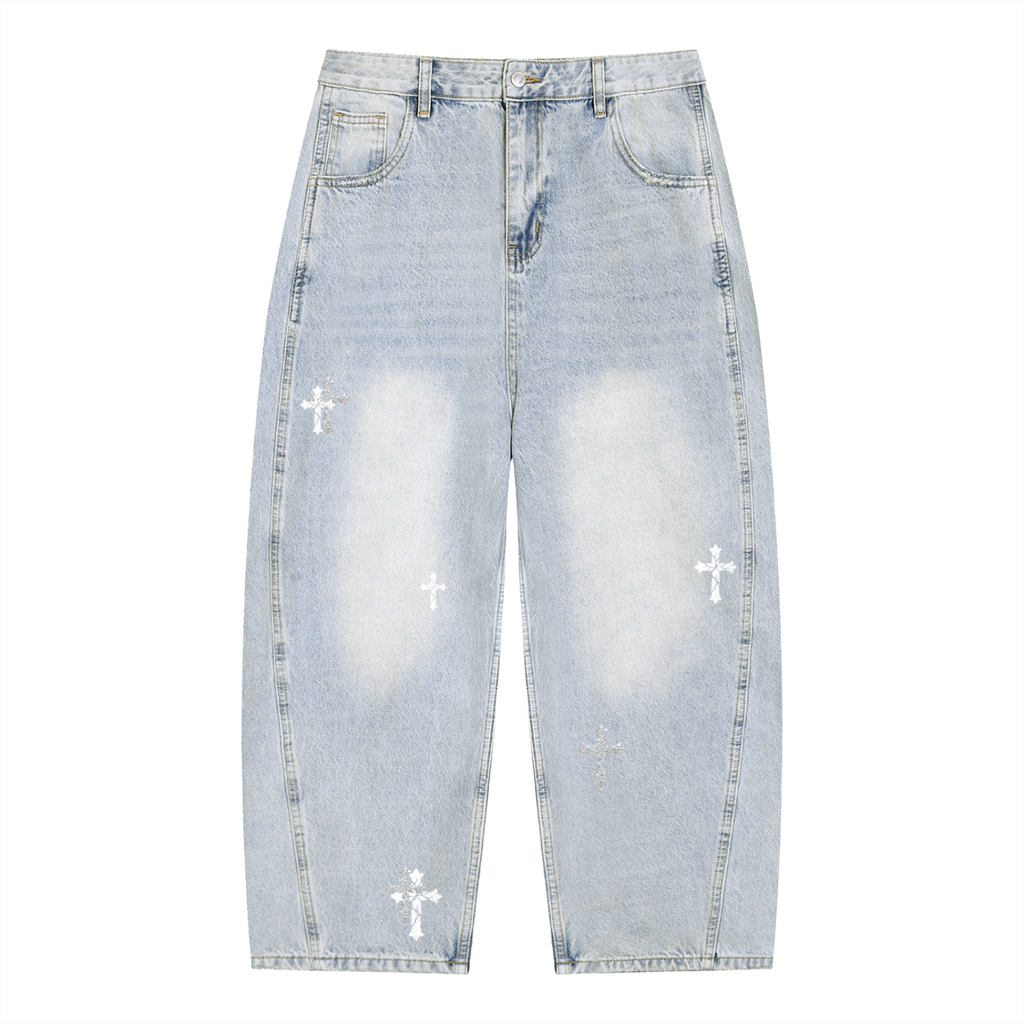 Disconnected Crosses Jeans