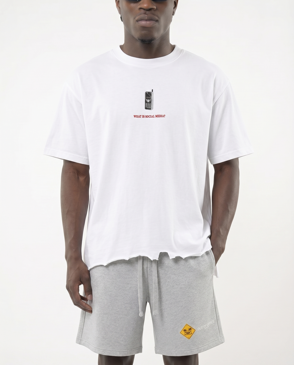 Social Media Ripped T-Shirt